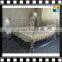 2016 Multifunctional household/furniture of clear acrylic hand cart/trolley with 4 wheels in living room/bedroom for home/hotel