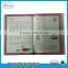 Plastic diary cover with document bag