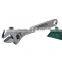 LAOA 8 Inch Industrial grade Adjustable Spanner WrenchDrop Forged Adjustable Wrench Spanner With Scales