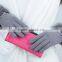 Ladies merino screen touch wool gloves