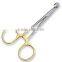 Stainless steel built-in fishing scissors forceps