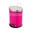 double wall stainless steel trash can with inner barrel