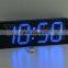 Blue Digital Wall Clock