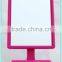 make up mirror plastic square single sided desktop mirror