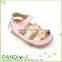 Hot sale school girls sandal and fashion nude children sandal