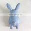 rabbit stressball pu foam gray rabbit animal promotion gift