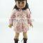 Factory price pink lace coat 18 inch American fashion american girl doll clothes