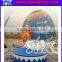 Outdoor advertising inflatable snow globe promotion