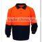 Hi Vis Long sleeve Polo shirt, comply with AS/NZS 4602.1:2011