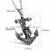 Tops For Women 2016 Stainless Steel Anchor Triangle Necklace