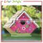 Wall mounted bird house custom size, for garden decoration wooden bird house