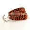 Colorful Elastic Stretch Woven/Braided Belt with Alloy Buckle/braided elastic stretch belt