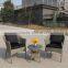 LOW PRICE NEW DESIGN 3PCS GARDEN RATTAN TEA SET