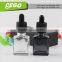 30ml rectangular cosmetic eliquid aluminium glass dropper bottle