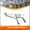 Guangzhou plastic building materials 5.2inch,7inch Gutter square PVC Guttering Price Per Meter