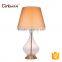 2016 Hot sell simple decoration copper base glass table lamp modern house reading light with fabric shade for home and hotel                        
                                                Quality Choice