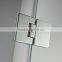 hinged bathroom shower glass door with 8mm tempered glass CE approved