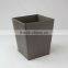 Foldable Faux leather waste bin, dust bin