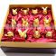 High Quality Twelve Animals Zodiac Gold-plated Wine Cup Set/wine glass set of 12