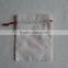 hot sale recycled white cotton coin bag