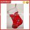 V-287 Custom designed red monky christmas stocking ornaments gift christmas socks