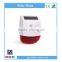 Solar powered outdoor wireless strobe siren