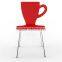 Wholesale Cup Shaped Dining Room Furniture Plastic Dining Chair