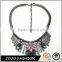 Fashion Jewelry Gun-color chain Resin Women Statement Necklace for women