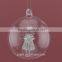 Mini Order Welcome decorative Seasonal Products for Christmas Christmas Black Balls transparent glass balls