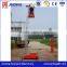 Human trailed mobile hydraulic lift platforms equipment with height 12m