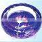 red round clear glass ashtray on sale HYA-113