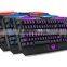 Motospeed K60L Three Color Backlight Multimedia Waterproof Ergonomic Gaming Keyboard