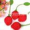Hot Sale Silicone Tea Bag Holder Cup Mug Candy Colors Gift Set Good;Ecfriend Silicone strawberry Tea Bag holder