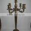 silver candelabra centerpiece
