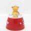 The sweet lovers teddy bear snow globe with led light wedding favors snow globe