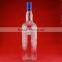 Hot sale 1000ml empty glass liquor bottles super flint bottle packing beverage cylindrical alcohol bottle