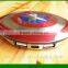 6800mAh Captain America Shield Power Bank For Iphone 6 Samsung S5 Dual USB Mobile Charger External Battery Pack