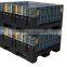 large plastic pallet container collapsible plastic crate/bulk container