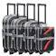pc/eva luggage abs and pc trolley case with 4 wheels