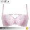 Lady Women Girl Push-Up Underwire Lace Removable Padding Embroidery Bra