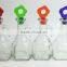 9OZ HOT SALE OIL/VINEGAR GLASS BOTTLE WITH COLOUR TOP