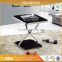 Foshan shunde modern living room save space bent glass nest coffee table