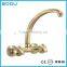 classical double handle basin faucet Gold faucet