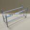 2 Tiers Iron Metal Pipe Shelf Stackable Commercial Shoe Rack / Organizer / Stand for 12 Pairs Shoes