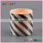 Popular Grey And Yellow Ceramic Rotary Candle Holder