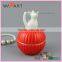 Unique Colorful Ball Shaped Ceramic Jewelry Display Case With Animal