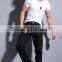Plain dye Military slim fit short t shirt for men
