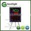 LED Message Writing Board, Clear Acrylic Flashing Menu Sign Board magnetic led writing board