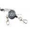 NECK RHINESTONE CRYSTAL LANYARD RETRACTABLE ID NAME BADGE REEL PHONE KEY HOLDER