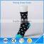 High quality thin black women mid ankle socks